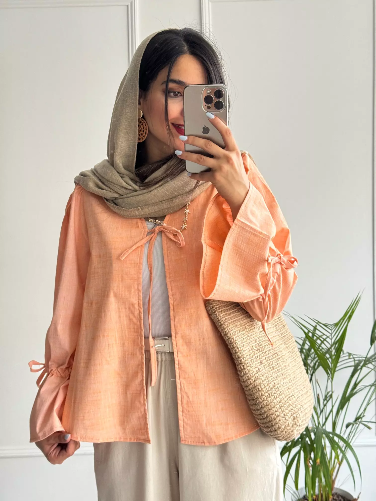 مانتو شومیزی لینن ژینا